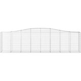  Lučne gabionske košare 6 kom 400x50x100/120cm pocinčano željezo | shoptok.hr