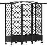  Povišeni krevet s mrežom i krovom Crna 163 x 40 x 129 cm PP | shoptok.hr