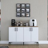 Hanah home JE162 - 3268 whitewalnut multi purpose cabinet Cene