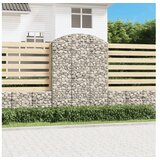  Gabionska košara s lukom 150x30x200/220 cm pocinčano željezo | shoptok.hr