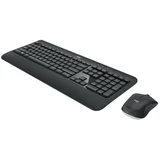 TIPKOVNICA PLUS MIŠ BEŽIČNI MK540 LOGITECH CRNA