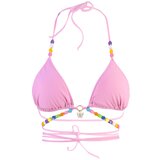 Trendyol Bikini Top - Pink - Plain Cene