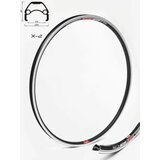 Crosser FELGA RIM 28 29quot(622x19) X2 36 rupe CRNA za V-brake kočnice