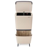 Brabantia Bež plastičen koš za smeti 25+10+10 l za ločevanje odpadkov SortUp Recycle Hi – | Shoptok.si