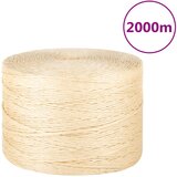 vidaXL Uže od 100 % sisala 3 mm 2000 m | shoptok.hr