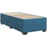  Boxspring krevet s madracem Plava 90 x 190 cm Baršun | shoptok.hr