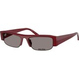 Miu Miu MUB07S 21I80Q ONE SIZE (51) Rdeča/Siva Cene