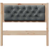  Uzglavlje Ostalo smeđe i tamnosivo 90 cm Masivna borovina | shoptok.hr