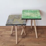 Hanah home 2Shp500 - grey greygreengold nesting table (2 pieces) | ePonuda.com