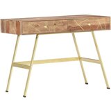 vidaXL Pisaći stol s ladicama 100 x 55 x 75 cm od masivnog drva šišama | shoptok.hr