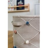 Kindsgut Svetlo rjava tekstilna otroška škatla za shranjevanje ø 30x35 cm Taupe – | Shoptok.si