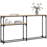  Konzolni stol boja hrasta 145 x 22 5 x 75 cm konstruirano drvo | shoptok.hr