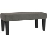 Box spring krevet s madracem tamnosivi 120 x 200 cm baršunasti | shoptok.hr