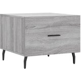 vidaXL Klubska mizica siva sonoma 50x50x40 cm inženirski les, (20797585) | Shoptok.si