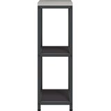  Kuhinjsko skladištenje s policom Crna 30 x 50 x 92 cm Čelik | shoptok.hr