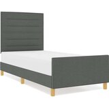  Krevet Siva 80x200 cm Tkanina | shoptok.hr