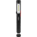Ansmann Akumulatorska delovna LED-svetilka PL210R, 90 / 210 lm, črne barve, DxŠxV 172 x 27 x 22 mm | Shoptok.si