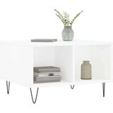  Stolić za kavu bijeli 60 x 50 x 36 5 cm od konstruiranog drva | shoptok.hr
