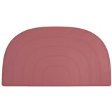 Kindsgut Temno roza silikonski pogrinjek Rainbow, 47 x 26 cm | Shoptok.si