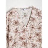 Sinsay Viskozna bluza s cvjetnim motivom | shoptok.hr