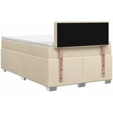  Boxspring krevet s madracem Krem 120 x 200 cm Tkanina | shoptok.hr