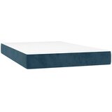 Box spring krevet s madracem tamnoplavi 120 x 200 cm baršunasti | Eponuda.ba