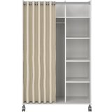 Tvilum Bela/bež garderobna omara 100x160 cm Kit – | Shoptok.si