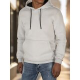 DStreet Bluza męska basic z kapturem jasnoszara | Shoptok.si