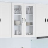 vidaXL Stenska kuhinjska omarica Visok sijaj bela 80 x 31 x 100 cm | Shoptok.si