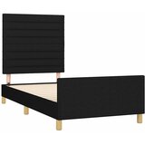  Okvir za krevet bez madraca crni 80x200cm od tkanine | shoptok.hr