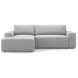 Micadoni Svijetlo siva sklopiva kutna garnitura od bouclé tkanine (s lijevim kutom) Jodie – Home | shoptok.hr