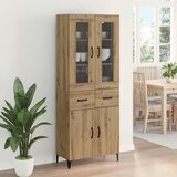  Highboard Umjetnički hrast 69,5 x 34 x 180 cm Konstruirano drvo | shoptok.hr