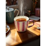Sinsay Šalica s ručkom na pruge LOVE IS SHORT. STAY AWAKE FOR IT | shoptok.hr