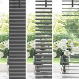 vidaXL Zavjesa za prozor sa zavjesama Ostalo Tamnosiva 110 x 130 cm Aluminij | shoptok.hr