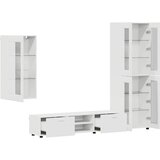  Set TV komoda s ladicama FLORIN 3 pcs Bijelo Konstruirano drvo | Eponuda.com