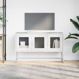 vidaXL TV ormarić bijeli 100,5x39x60,5 cm hladno valjani čelik | shoptok.hr