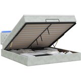  od pjene s madracem i LED-om Svjetlosiva 140 x 190 cm | shoptok.hr