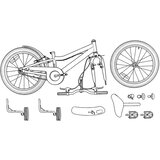  Otroško Kolo 16 Palcev za 4-6 let Temno modra - - modra - 11.7 - 112,5 x 51 x 75 cm - 2025- | Shoptok.si