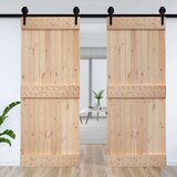  Vrata NARVIK Prirodna 95 x 210 cm Čvrsta borovina - Prirodna 95 x 210 cm Normalno | shoptok.hr