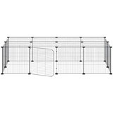  Kavez za ljubimce s 20 panela i vratima crni 35 x 35 cm čelični | Eponuda.ba