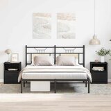  Noćni ormar 2 pcs Crni hrast 40 x 40 x 50 cm Konstruirano drvo | Eponuda.com