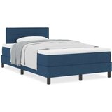  Krevet s kutijom s madracem plavi 120x200 cm tkanina | shoptok.hr
