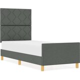 vidaXL Postelja Temno Siva 80x200 cm Tkanina, (22049671) | Shoptok.si
