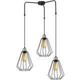 Opviq lights Črna kovinska viseča svetilka Mathaios | Shoptok.si