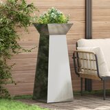 vidaXL Stojalo za rastline Pocinkano jeklo 40 x 40 x 101 cm Trpežno | Shoptok.si
