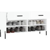  Klupa za cipele sjajna bijela 102x35x55 cm konstruirano drvo | shoptok.hr