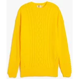 Koton Girl's Yellow Sweater