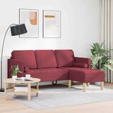  Set sofe s jastukom Vinska crvena Poliester | shoptok.hr
