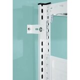 eurokraft pro antibakterijski sestavljivi regal antibak®, višina regala 2500 mm, osnovni regal, širina police 1000 mm, globina police 400 mm | Shoptok.si