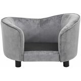 SOFA za pse siva 69 x 49 x 40 cm plišana | shoptok.hr